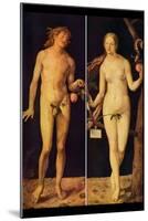 Adam and Eve-Albrecht Dürer-Mounted Art Print