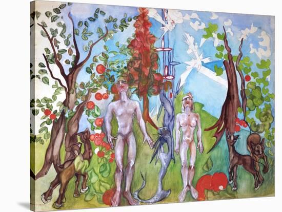 Adam and Eve-Zelda Fitzgerald-Stretched Canvas