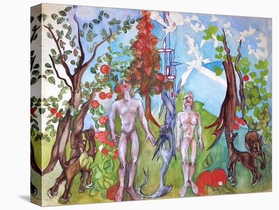Adam and Eve-Zelda Fitzgerald-Stretched Canvas
