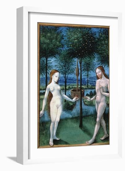 Adam And Eve-null-Framed Giclee Print