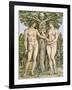 Adam and Eve-Hans Sebald Beham-Framed Giclee Print