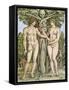 Adam and Eve-Hans Sebald Beham-Framed Stretched Canvas