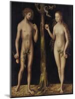 Adam and Eve-Lucas Cranach the Elder-Mounted Giclee Print