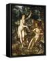 Adam and Eve-Joachim Antonisz Wtewael-Framed Stretched Canvas