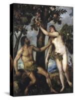 Adam and Eve-Titian (Tiziano Vecelli)-Stretched Canvas