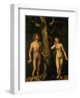 Adam and Eve-Lucas Cranach the Elder-Framed Giclee Print