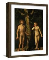 Adam and Eve-Lucas Cranach the Elder-Framed Giclee Print