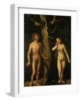 Adam and Eve-Lucas Cranach the Elder-Framed Giclee Print