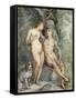 Adam and Eve-Hendrik Goltzius-Framed Stretched Canvas