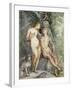 Adam and Eve-Hendrik Goltzius-Framed Giclee Print