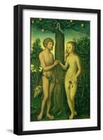 Adam and Eve-Lucas Cranach the Elder-Framed Giclee Print