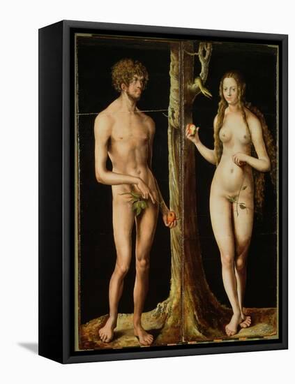 Adam and Eve-Lucas Cranach the Elder-Framed Stretched Canvas