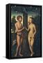 Adam and Eve-Lucas Cranach Elder-Framed Stretched Canvas