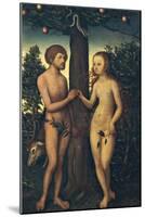 Adam and Eve-Lucas Cranach Elder-Mounted Giclee Print