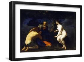 Adam and Eve-Francesco Furini-Framed Giclee Print