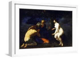 Adam and Eve-Francesco Furini-Framed Giclee Print