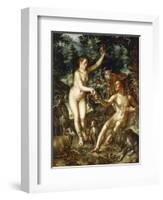 Adam and Eve-Joachim Wtewael Or Utewael-Framed Giclee Print