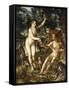 Adam and Eve-Joachim Wtewael Or Utewael-Framed Stretched Canvas