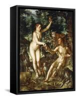 Adam and Eve-Joachim Wtewael Or Utewael-Framed Stretched Canvas