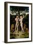 Adam and Eve-Lucas, The Elder Cranach-Framed Giclee Print