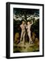 Adam and Eve-Lucas, The Elder Cranach-Framed Giclee Print