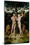 Adam and Eve-Lucas, The Elder Cranach-Mounted Giclee Print
