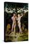 Adam and Eve-Lucas, The Elder Cranach-Stretched Canvas