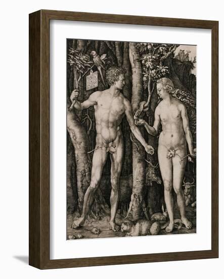 Adam and Eve-Albrecht Dürer-Framed Giclee Print