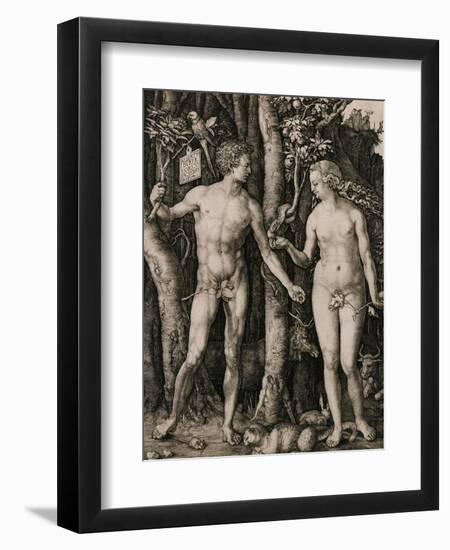 Adam and Eve-Albrecht Dürer-Framed Giclee Print