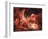 Adam and God Touching in Nebula-Mike Agliolo-Framed Photographic Print