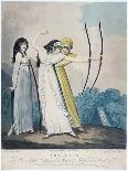 Archers, Engraved by J.H. Wright (Fl.1795-1838) and Conrad Ziegler, 1799 (Aquatint)-Adam Buck-Stretched Canvas