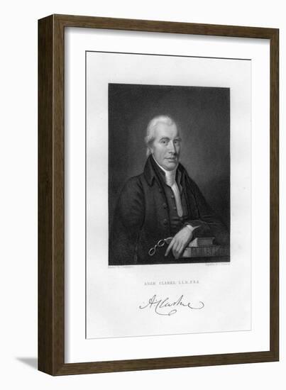 Adam Clarke (C1760-183), British Methodist Theologian and Biblical Scholar, 19th Century-J Thomson-Framed Giclee Print