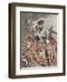 Adam Dollard and His Companions Fighting the Iroquois at the Battle of Long Sault, Canada, 1660-Louis Charles Bombled-Framed Giclee Print