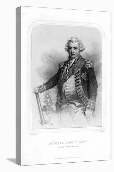 Adam Duncan, Viscount Duncan of Camperdown, Scottish Navy Officer-H Robinson-Stretched Canvas