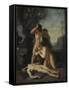 Adam et Eve trouvant le corps d'Abel-Jean Jacques Henner-Framed Stretched Canvas