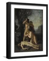 Adam et Eve trouvant le corps d'Abel-Jean Jacques Henner-Framed Giclee Print