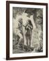 Adam et Eve-Rembrandt van Rijn-Framed Giclee Print