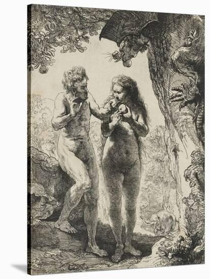 Adam et Eve-Rembrandt van Rijn-Stretched Canvas