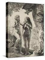 Adam et Eve-Rembrandt van Rijn-Stretched Canvas