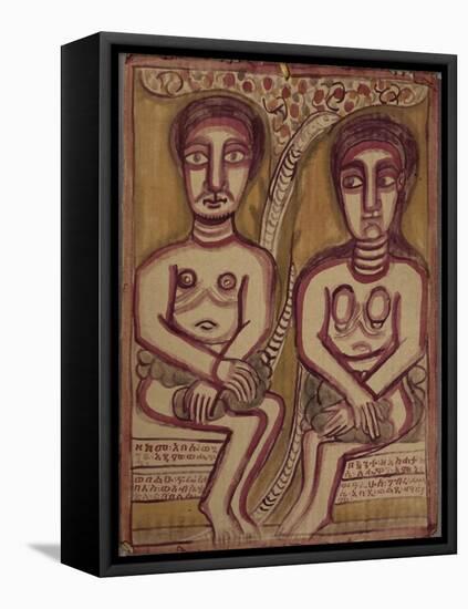 Adam et Eve-null-Framed Stretched Canvas