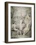 Adam, Eve and the Angel Raphael-William Blake-Framed Giclee Print
