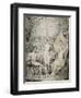 Adam, Eve and the Angel Raphael-William Blake-Framed Giclee Print