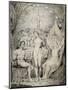 Adam, Eve and the Angel Raphael-William Blake-Mounted Giclee Print