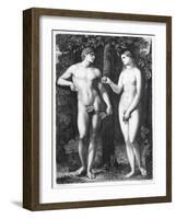 Adam & Eve-Palma Vecchio-Framed Giclee Print