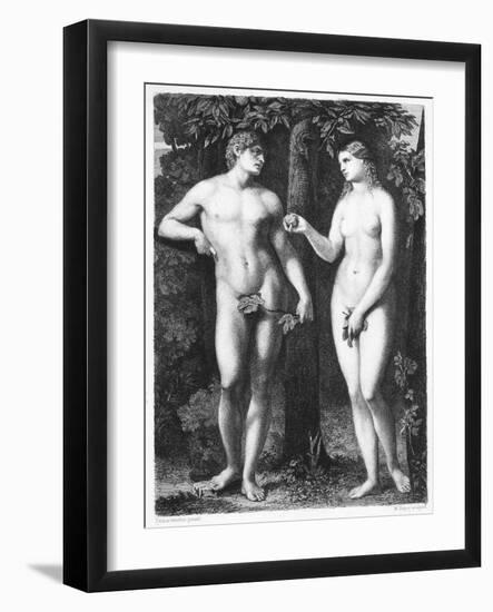 Adam & Eve-Palma Vecchio-Framed Giclee Print