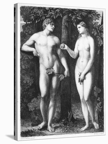 Adam & Eve-Palma Vecchio-Stretched Canvas