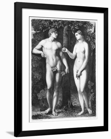 Adam & Eve-Palma Vecchio-Framed Giclee Print