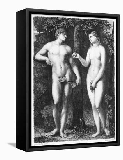 Adam & Eve-Palma Vecchio-Framed Stretched Canvas