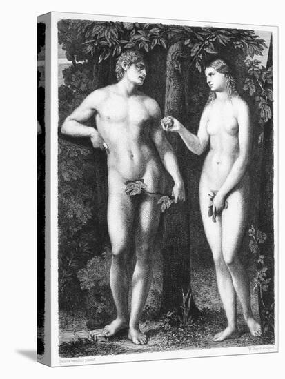 Adam & Eve-Palma Vecchio-Stretched Canvas