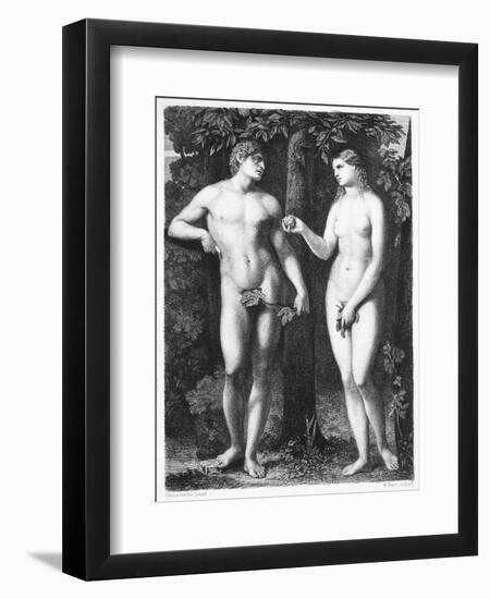 Adam & Eve-Palma Vecchio-Framed Giclee Print